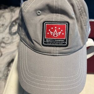 Scotty Cameron Gray Performance Logo Golf Cap